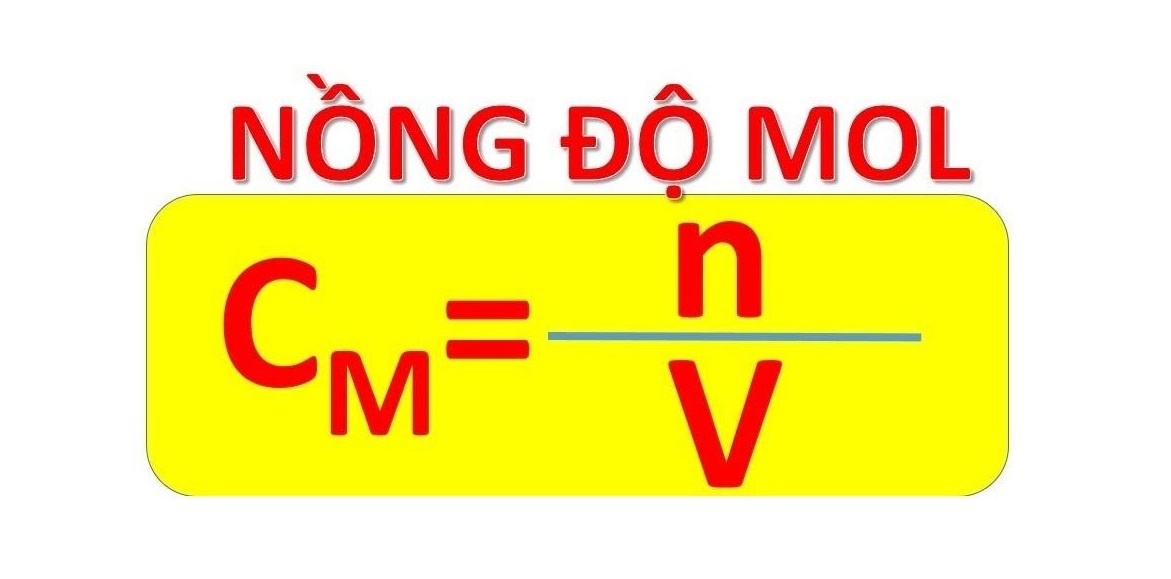  Công thức tính nồng độ mol và các bước tính toán chi tiết